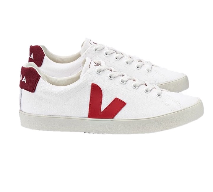 Red Veja Vegan Esplar trainers, sneaker